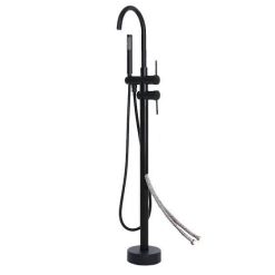 Sen cây đặt sàn cho bồn tắm màu đen Miken 093B-1