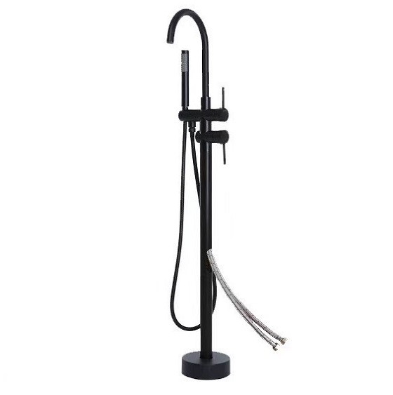 Sen cây đặt sàn cho bồn tắm màu đen Miken 093B-1