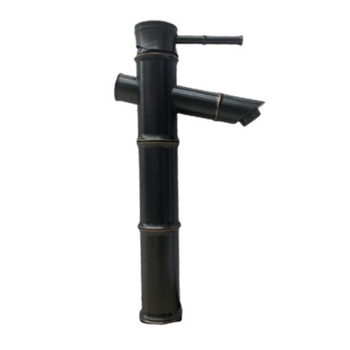 Vòi rửa lavabo đốt tre màu đen Miken 5022