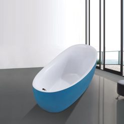 Bồn tắm nghệ thuật màu xanh nước biển Miken 5042BL