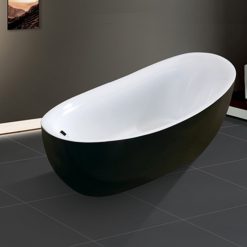 Bồn tắm nghệ thuật màu đen trắng Miken 5042BW