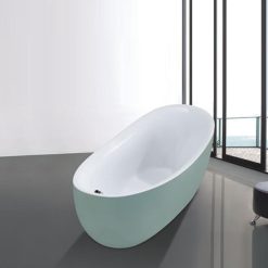 Bồn tắm nghệ thuật màu xanh nhạt Miken 5042LB