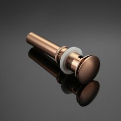 Đầu xi phông chậu rửa mặt màu vàng hồng Rose Gold Miken Al-POD04