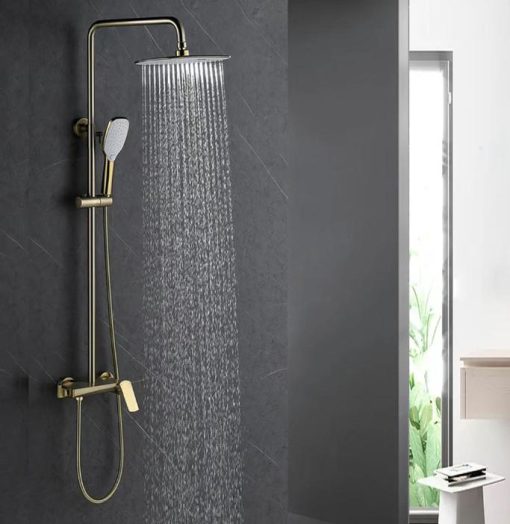 Sen cây tắm đứng mạ vàng Miken BFV3415T-G