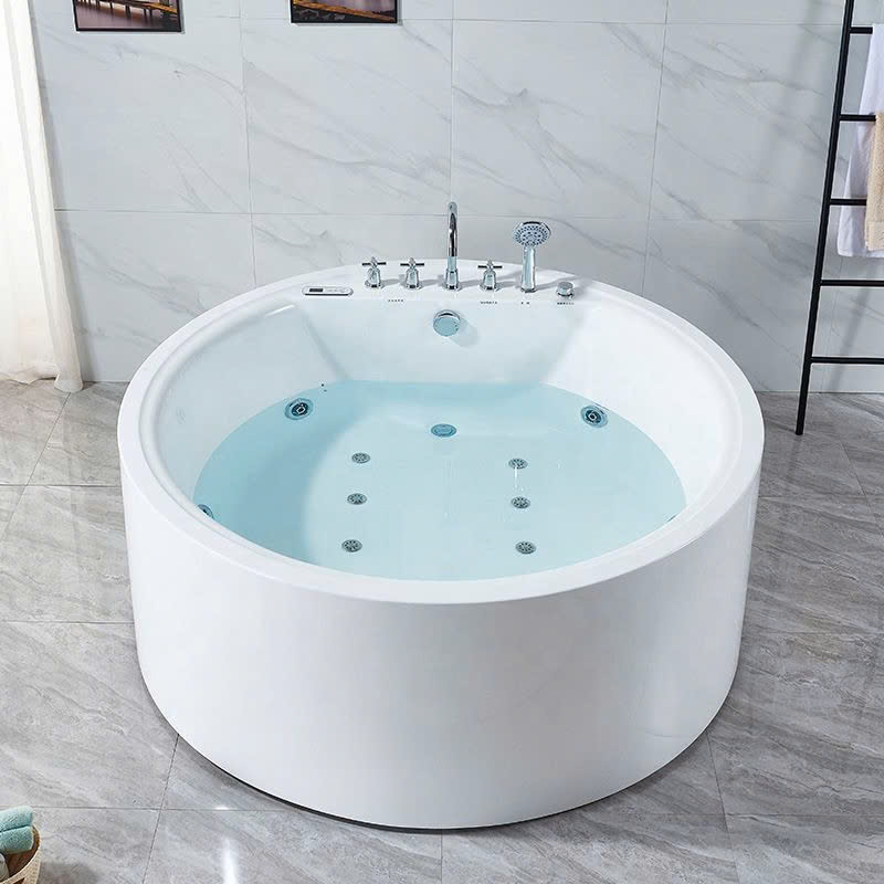 Bồn tắm massage nghệ thuật hình tròn Miken CHN-10015