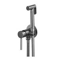 Vòi xịt vệ sinh nóng lạnh âm tường màu ghi Miken F-1301GR