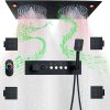 Sen tắm nhiệt độ âm tường màu đen Miken HD-223-0703