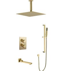 Sen tắm mạ màu vàng âm tường nhiệt độ Miken HD-M10-049