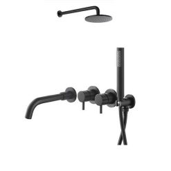 Sen tắm nóng lạnh âm tường  màu đen Miken HD-W1256B