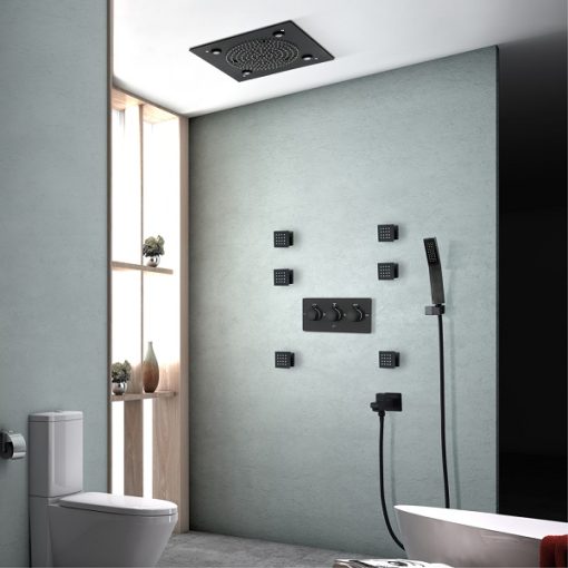Sen tắm âm tường màu đen HI05077B