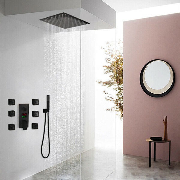 Sen tắm âm tường có hiển thị nhiệt độ Miken HM-50202-BMS