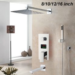 Sen tắm âm tường có hiển thị nhiệt độ Miken HM-50202-W