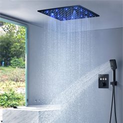 Sen tắm nhiệt độ âm tường màu đen Miken HM-B840009 led