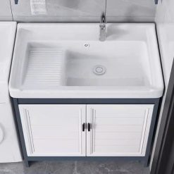 Bộ tủ chậu kết hợp chậu giặt Miken HM312