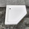 Khay tắm đứng vách kính góc Miken KTD105 (1050x1050x135mm)