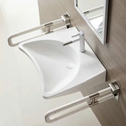 Chậu rửa mặt lavabo dành cho bệnh viện người tàn tật Miken LB002
