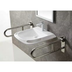Chậu rửa mặt lavabo dành cho bệnh viện người tàn tật Miken LB002