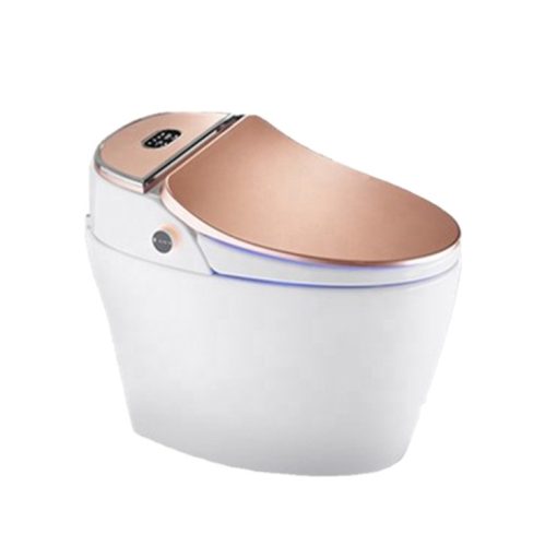Bồn cầu nắp rửa điện tử màu hồng vàng Rose Gold Miken LP-X609RG