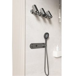 Sen tắm nhiệt độ âm tường màu ghi Miken MJ060400GR
