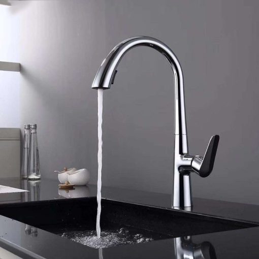 Vòi rửa bát nóng lạnh rút dây Miken MK-0578W