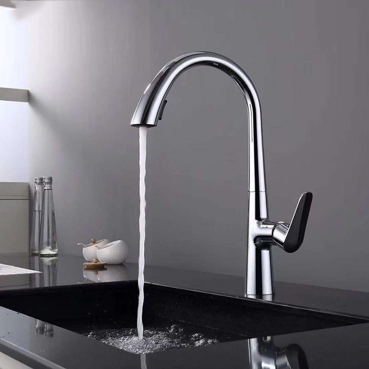 Vòi rửa bát nóng lạnh rút dây Miken MK-0578W