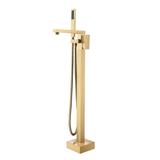Sen cây đặt sàn cho bồn tắm màu vàng Miken MK-081G