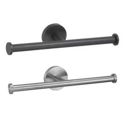 Treo giấy vệ sinh đôi mạ các màu đen, vàng, crom Miken MK-1813