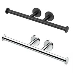 Treo giấy vệ sinh đôi mạ các màu đen, vàng, crom Miken MK-1815