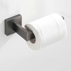 Thanh treo giấy vệ sinh nhà tắm màu ghi Miken MK-316GR