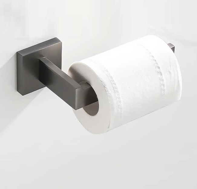 Thanh treo giấy vệ sinh nhà tắm màu ghi Miken MK-316GR