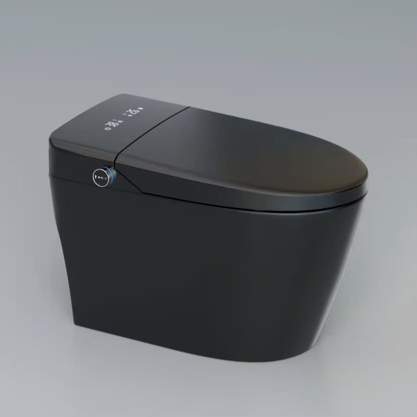 Bồn cầu điện tử Smart Toilet màu đen Miken MK-F21B-HMW-GS