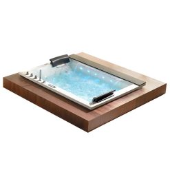 Bồn tắm đôi xây massage Acrylic Miken MK -191583