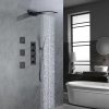 Sen tắm nhiệt độ âm tường màu đen Miken HI1512203B