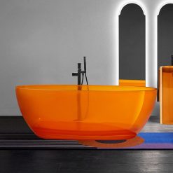 Bồn tắm nghệ thuật màu cam Miken MKB-046 Orange