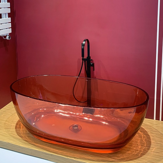 Bồn tắm nghệ thuật màu đỏ Miken MKB-046 Red
