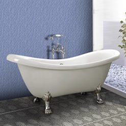 Bồn tắm gang tráng men đặt sàn nghệ thuật Miken MKB-1760ST