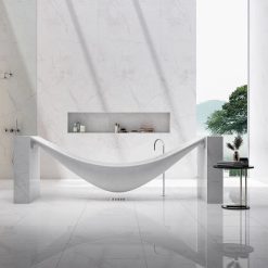 Bồn tắm nghệ thuật màu đen trắng Miken 5042BW