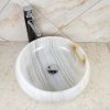 Chậu Lavabo đá tự nhiên xuyên sáng onyx Miken MKC-00018