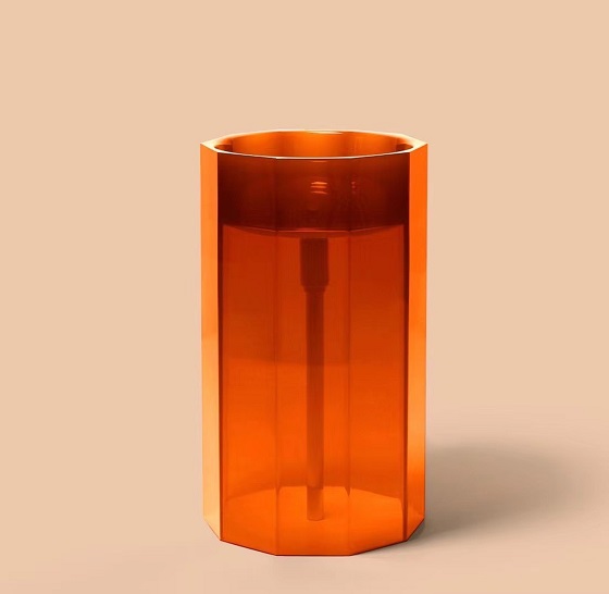 Chậu rửa mặt lavabo màu cam Miken MKC-2175 Orange