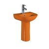 Chậu lavabo trẻ em màu cam Miken MKC-5001O