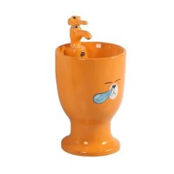Chậu lavabo trẻ em màu vàng cam Miken MKC-5002-OG