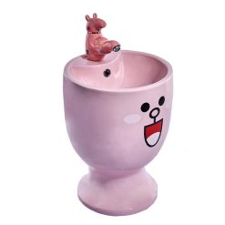 Chậu lavabo trẻ em màu hồng Miken MKC-5002P