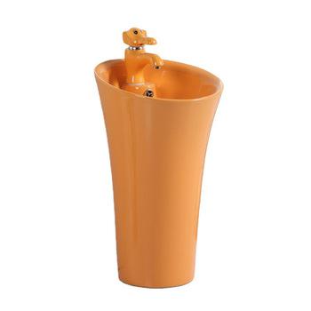 Chậu lavabo trẻ em màu da cam Miken MKC-5003O