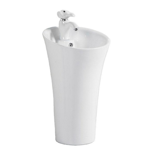 Chậu lavabo trẻ em màu trắng Miken MKC-5003W