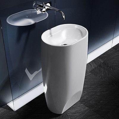 Chậu rửa mặt nghệ thuật chân đứng Miken MKC 6028