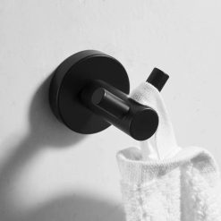 Móc áo đơn tròn màu đen Miken MKMA-654B