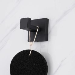 Móc áo đơn vuông màu đen Miken MKMA-655B