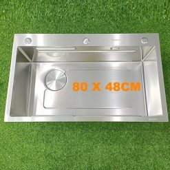 Chậu rửa bát 1 hố Inox SUS 304 Miken Grunder MKRB-8048