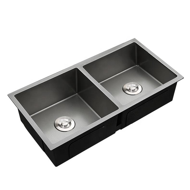 Chậu rửa bát Handmade Inox 304 phủ nano Miken MKRB-8345NCA