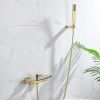 Sen tắm, sen bồn mạ màu vàng bóng Miken MKS- 00996GB